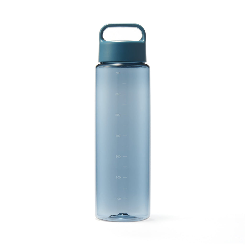 Easy-to-Carry Water Bottle With Scale - Blue 23.7 fl oz