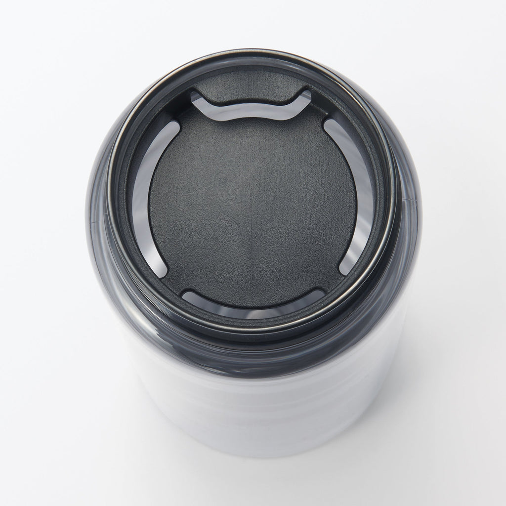 Easy-to-Carry Water Bottle With Scale - Black 16.9 fl oz