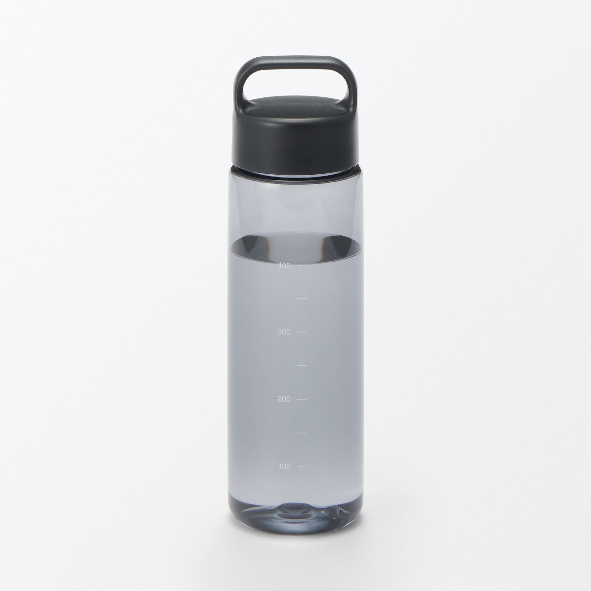 Easy-to-Carry Water Bottle With Scale - Black 16.9 fl oz