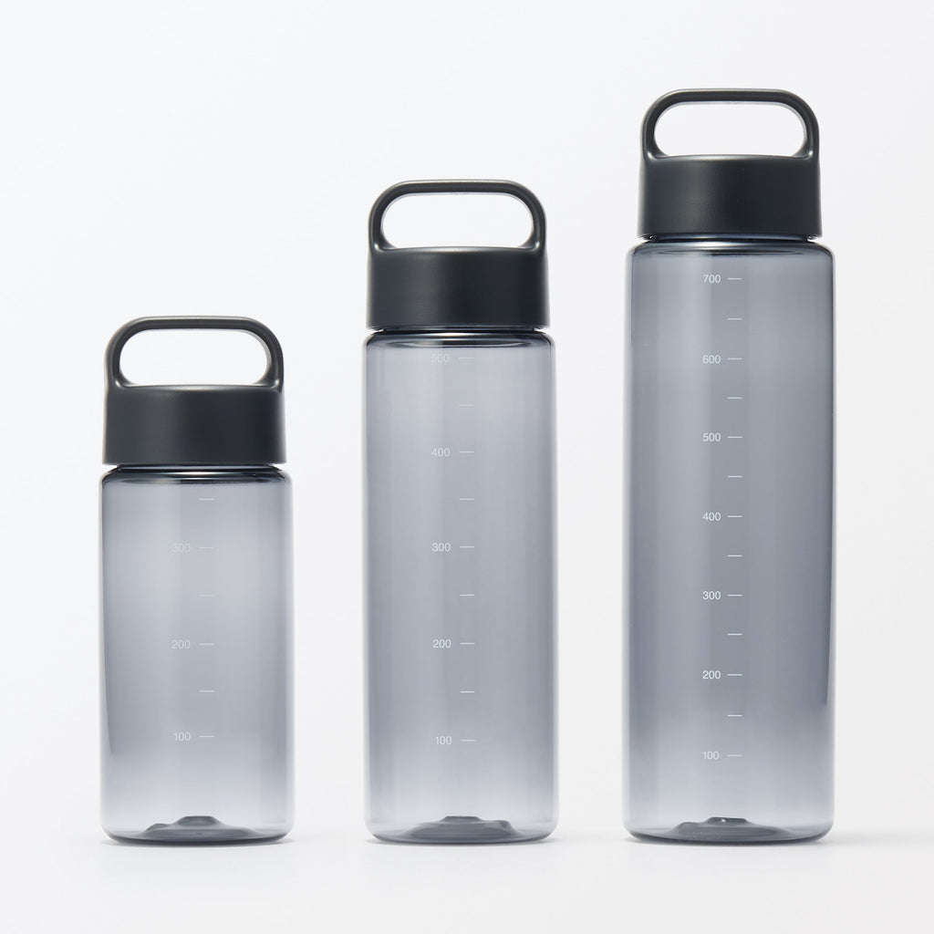 Easy-to-Carry Water Bottle With Scale - Black 16.9 fl oz