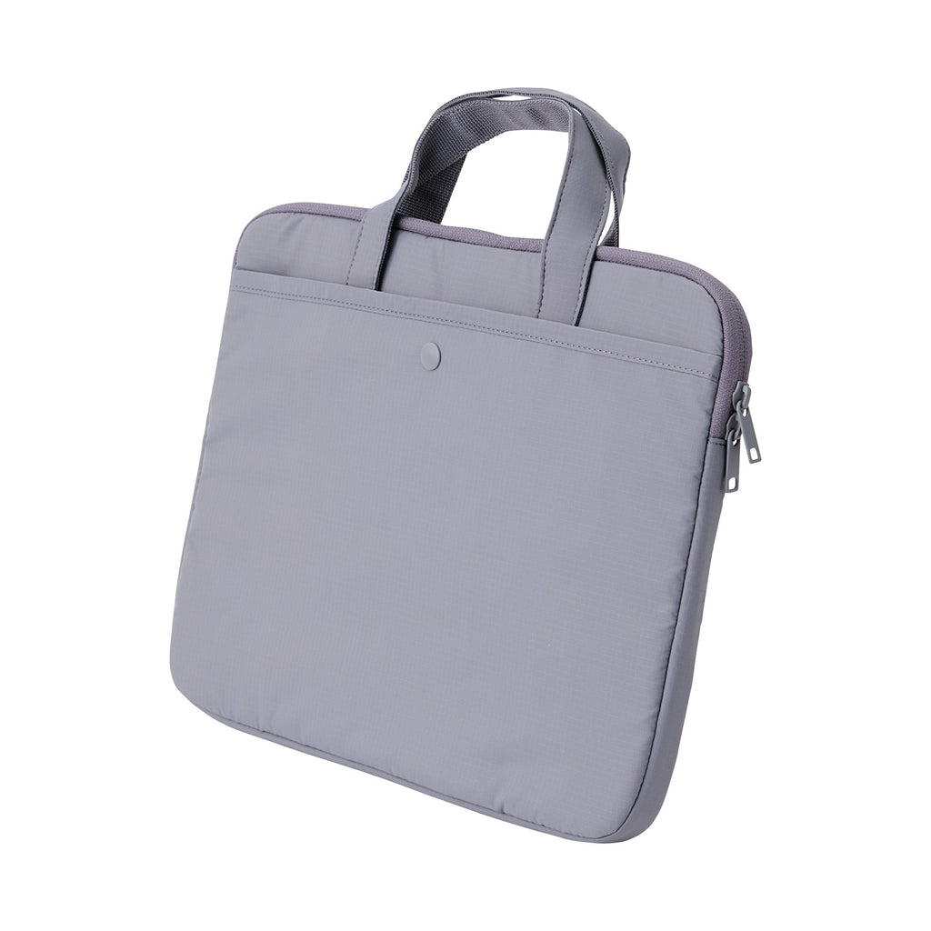 Parachute Cloth Wide Laptop Bag - Gray