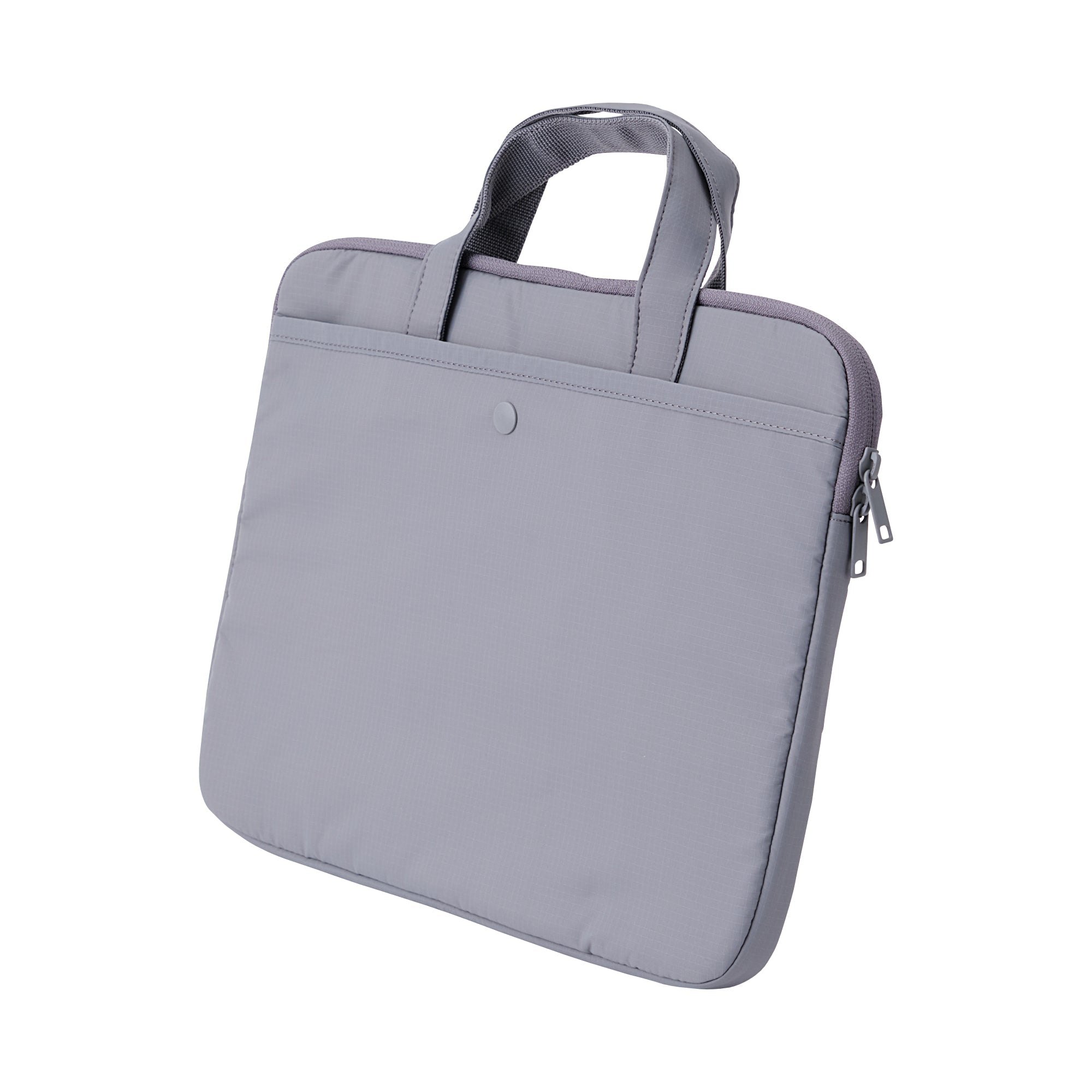 Parachute Cloth Wide Laptop Bag - Gray