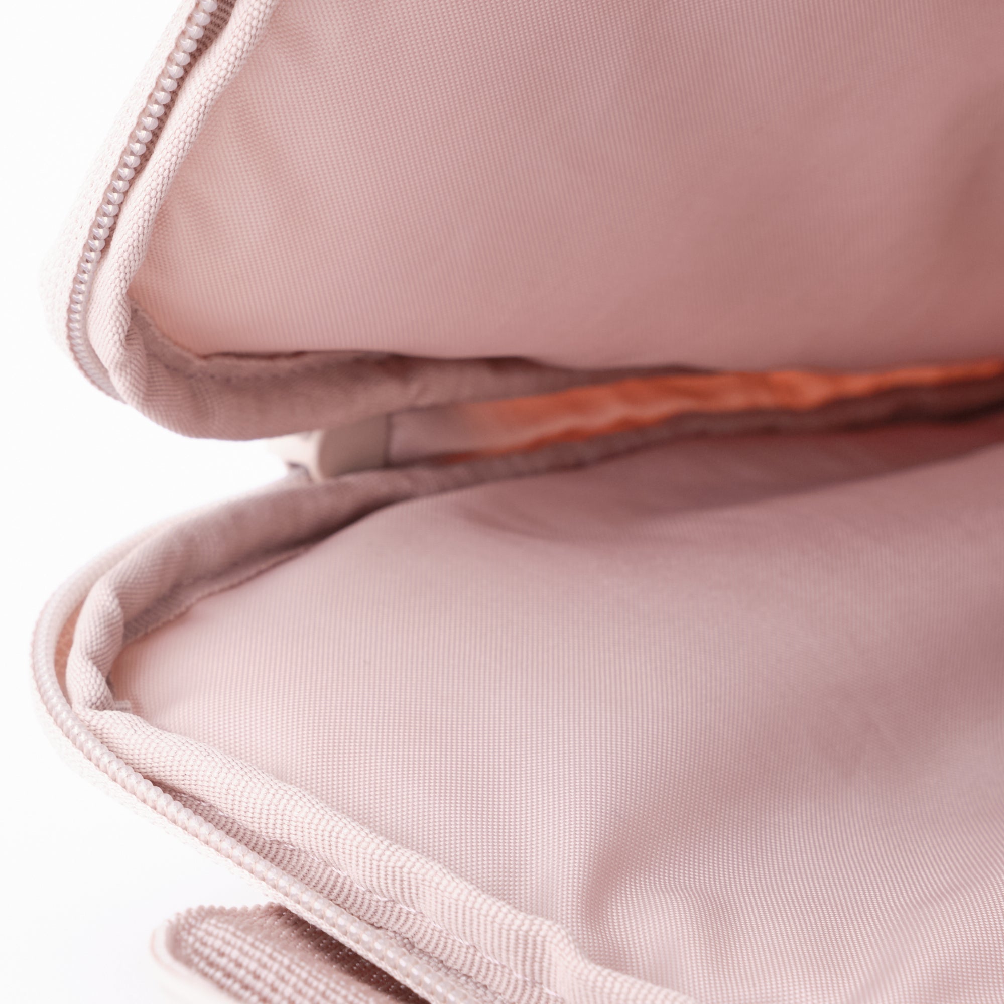 Parachute Cloth Tall Laptop Bag - Pink Beige