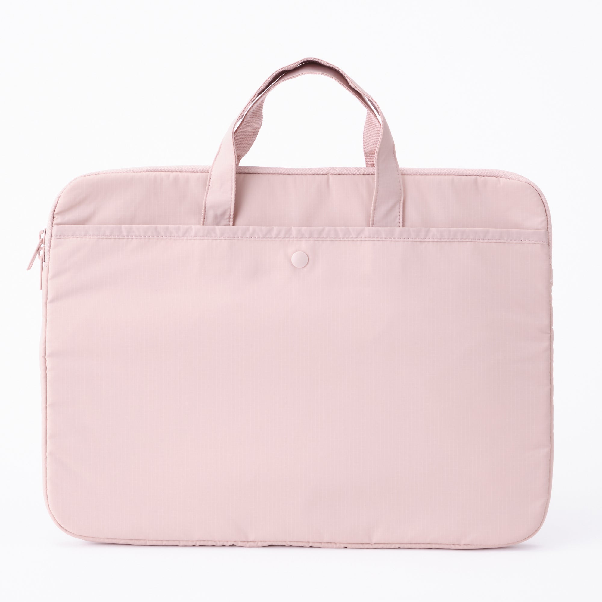 Parachute Cloth Laptop Bag - Pink Beige