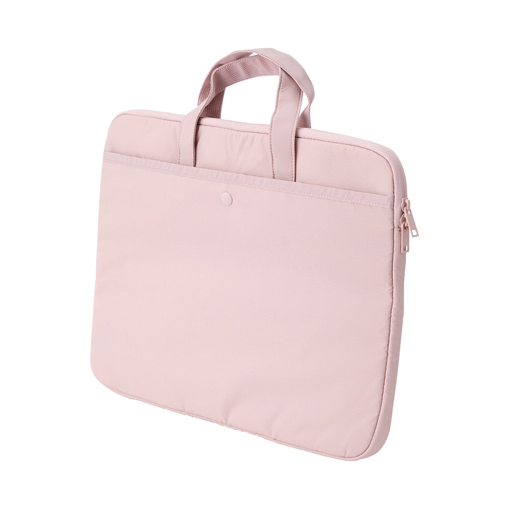 Parachute Cloth Laptop Bag - Pink Beige