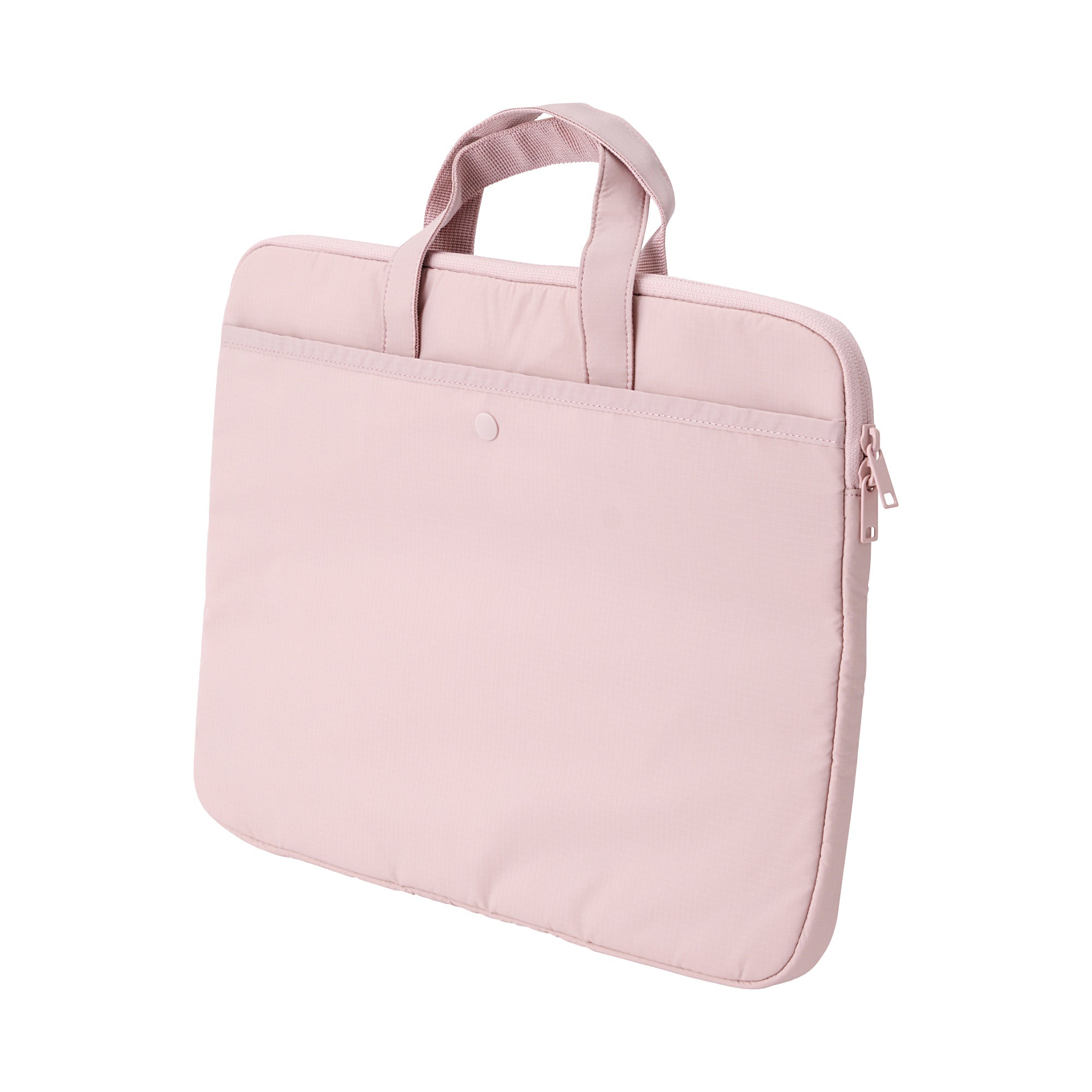 Parachute Cloth Laptop Bag - Pink Beige