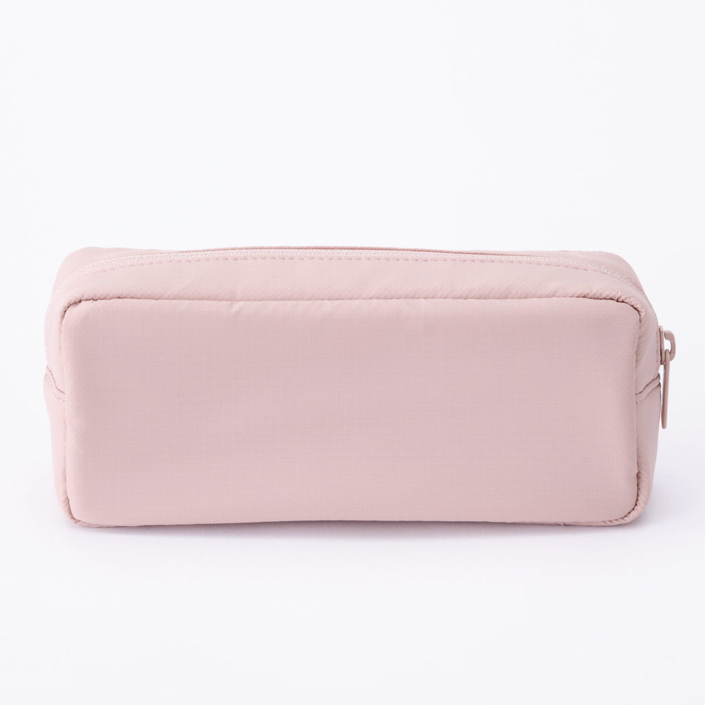 Parachute Cloth Large Pen Case - Pink Beige