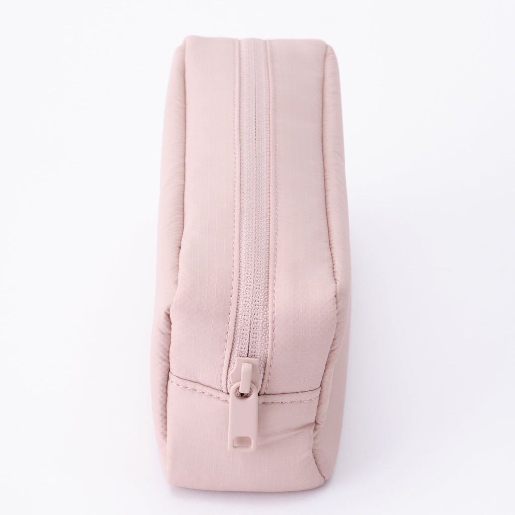 Parachute Cloth Large Pen Case - Pink Beige