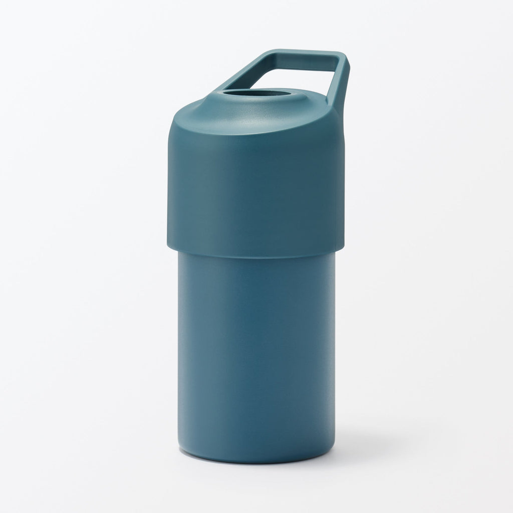 Keep Cold Insulated Plastic Bottle Holder - Dark Blue