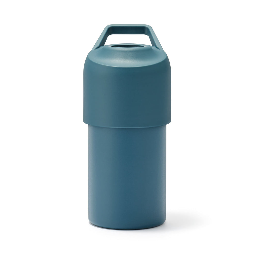 Keep Cold Insulated Plastic Bottle Holder - Dark Blue