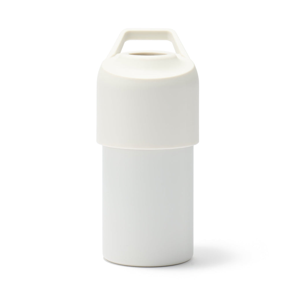 Keep Cold Insulated Plastic Bottle Holder - White