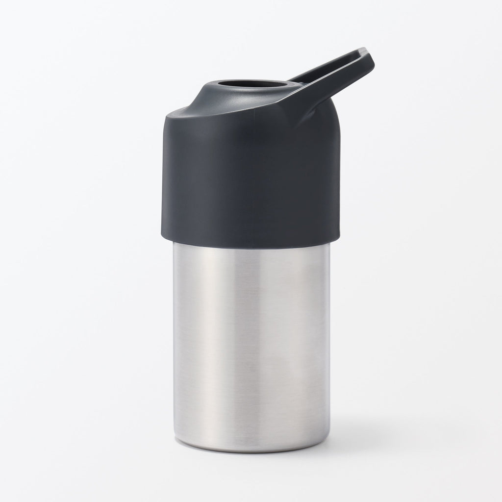 Keep Cold Insulated Plastic Bottle Holder - Black