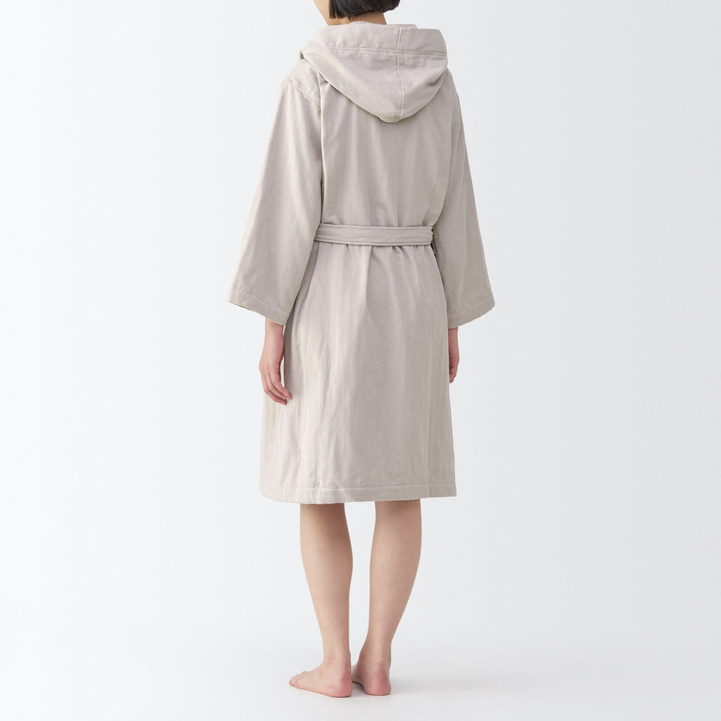 Cotton Gauze Pile Bathrobe