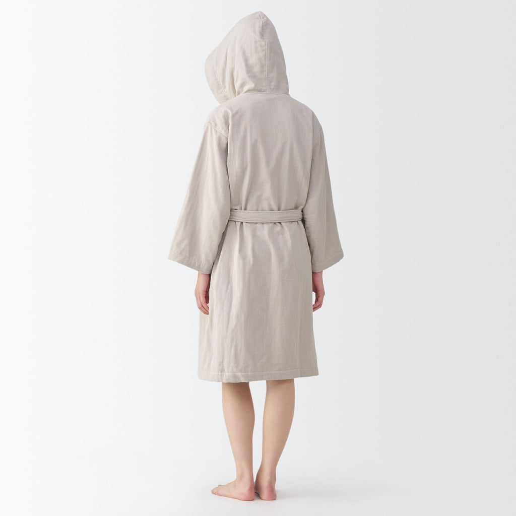 Cotton Gauze Pile Bathrobe