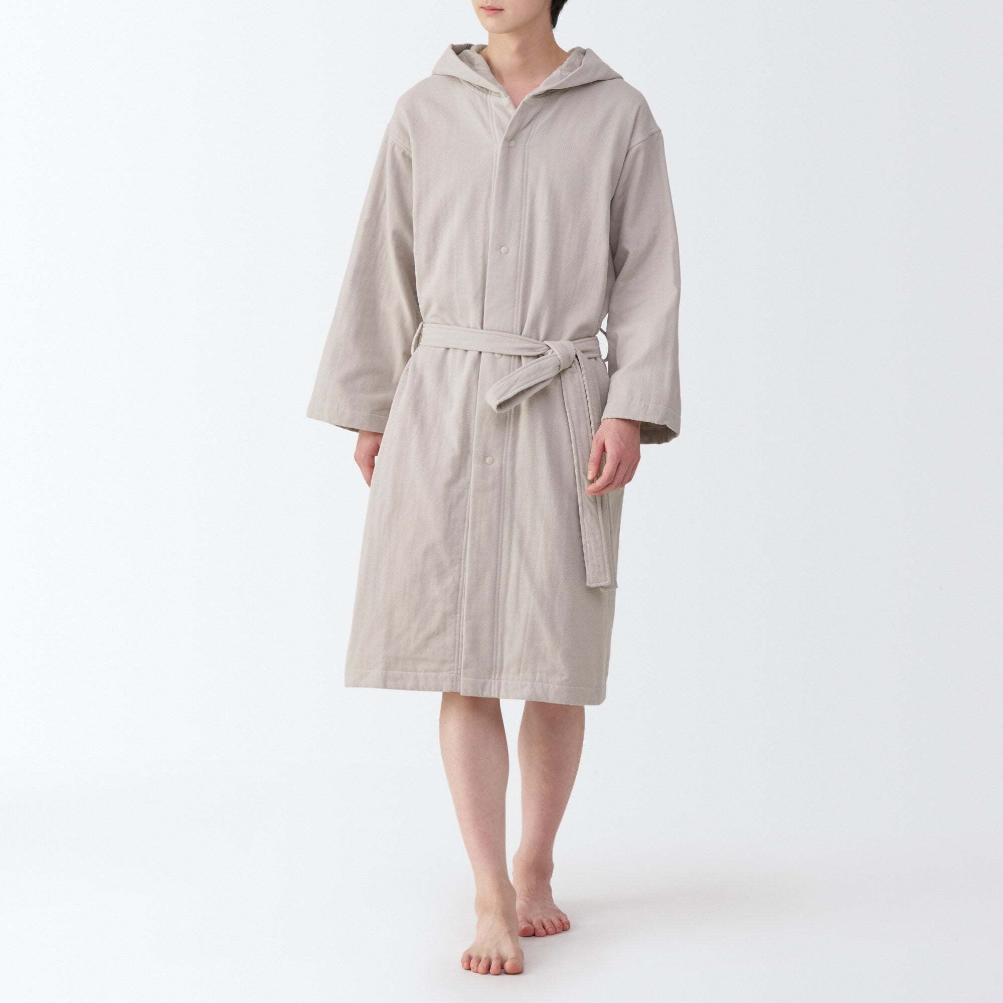 Cotton Gauze Pile Bathrobe
