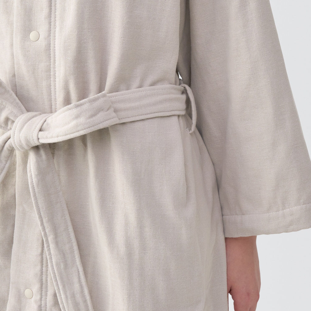 Cotton Gauze Pile Bathrobe