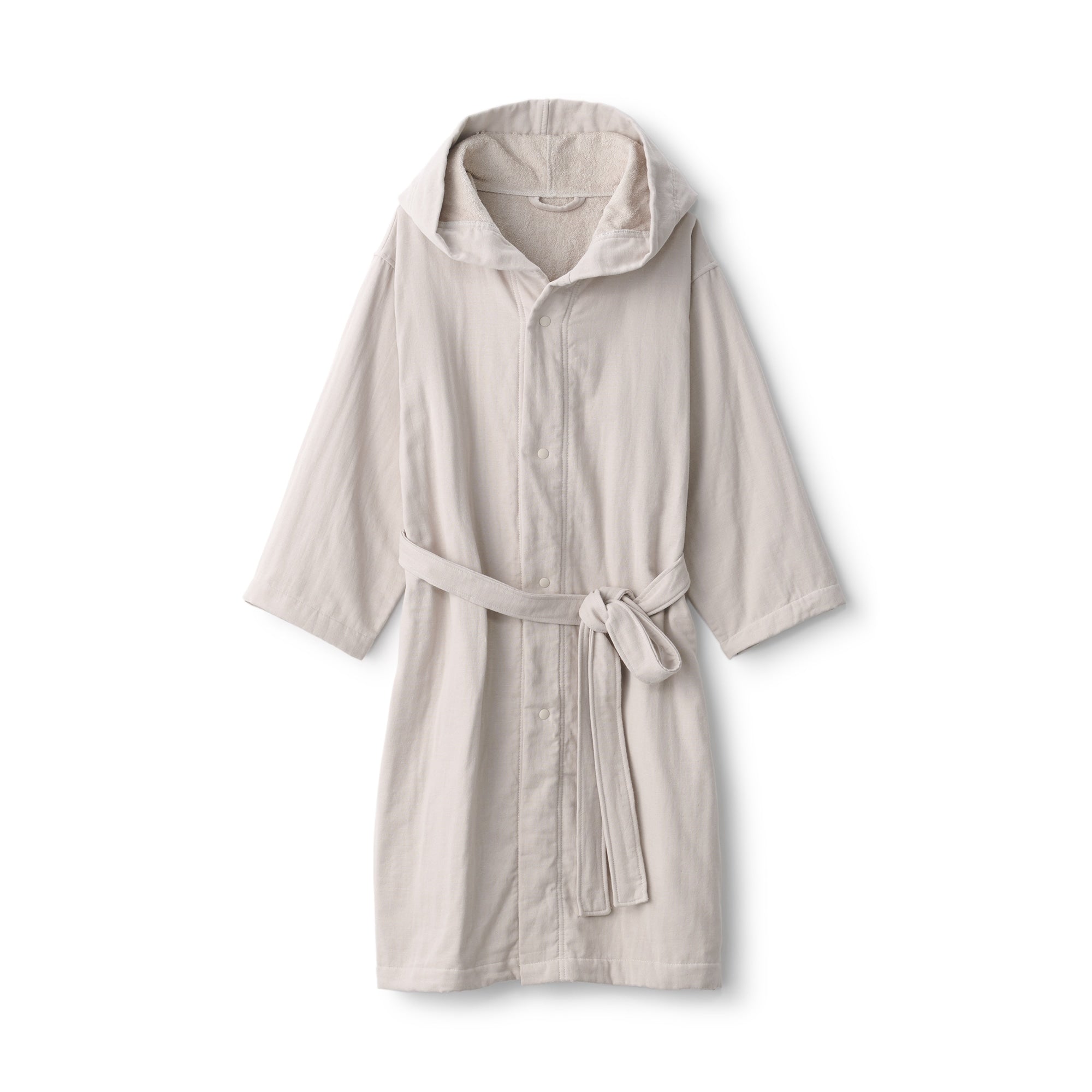 Cotton Gauze Pile Bathrobe
