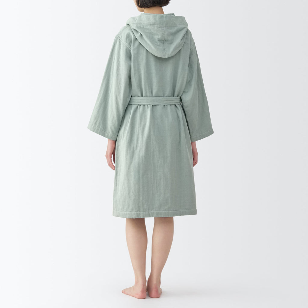 Cotton Gauze Pile Bathrobe