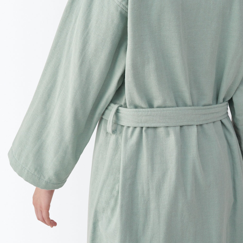 Cotton Gauze Pile Bathrobe