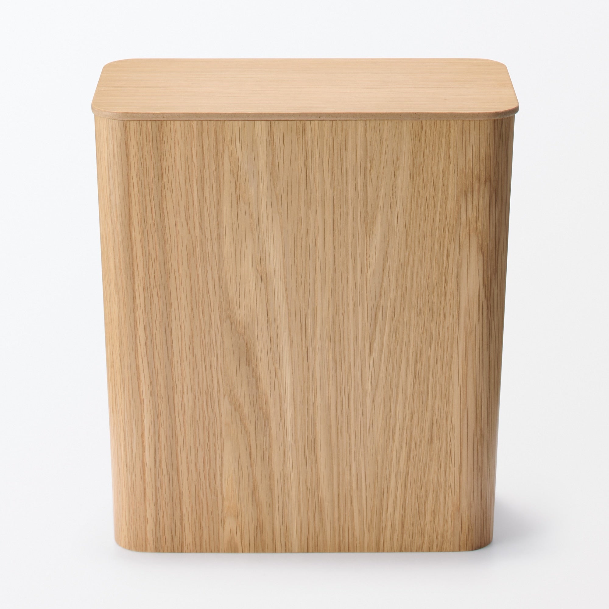 Wooden Dust Bin with Wire Frame Square