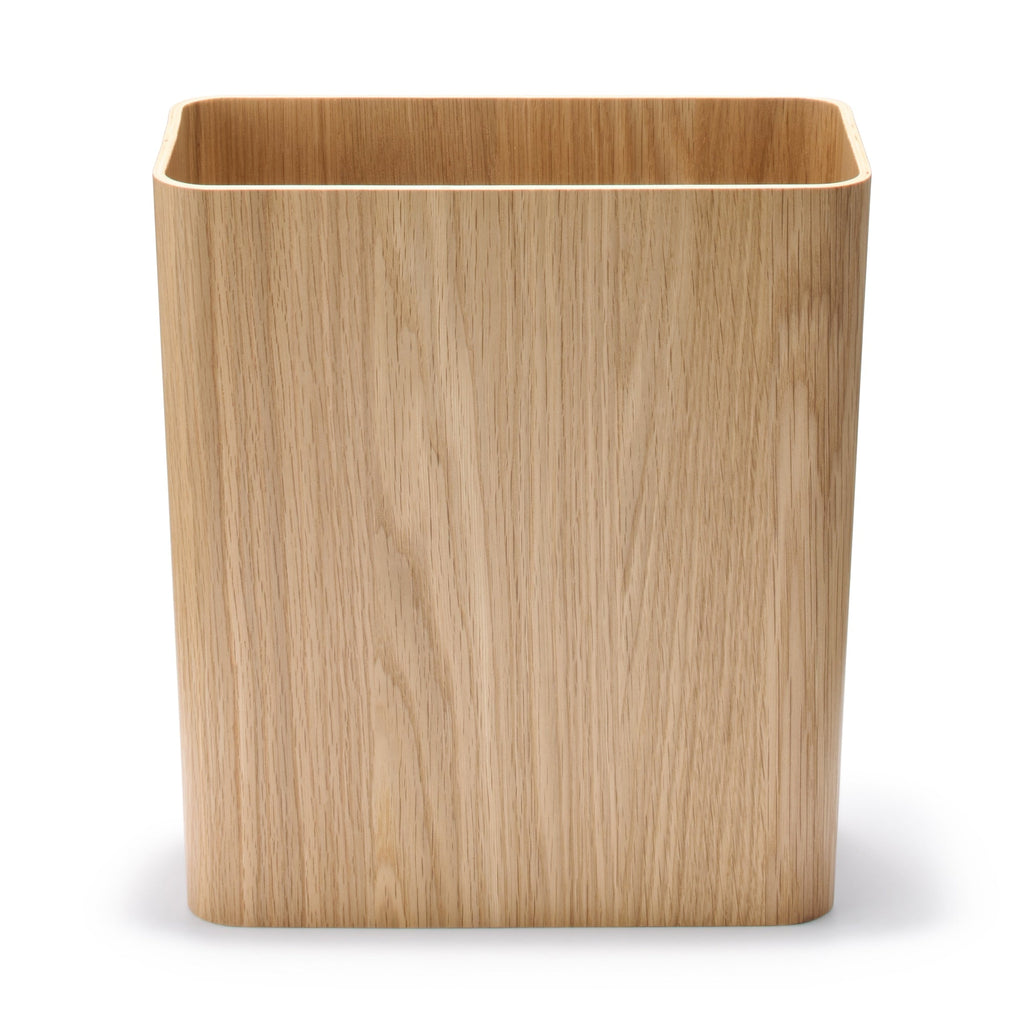 Wooden Dust Bin with Wire Frame Square