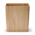 Wooden Dust Bin with Wire Frame Square