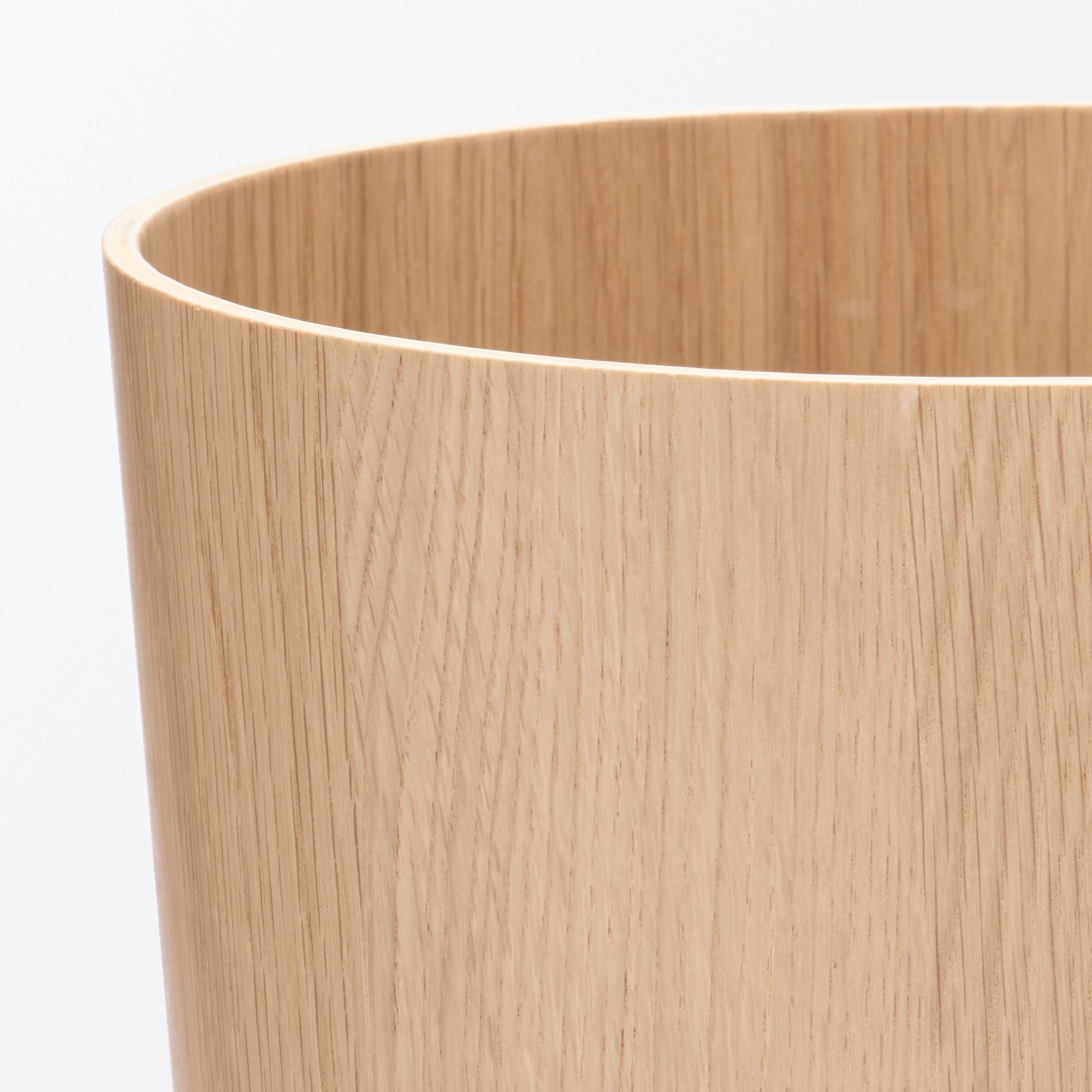 Wooden Dust Bin with Wire Frame Round