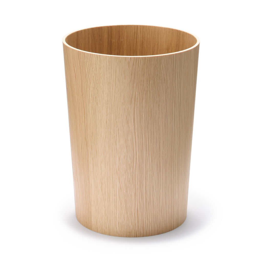 Wooden Dust Bin with Wire Frame Round