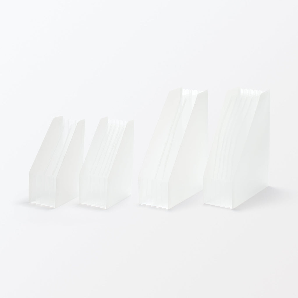 Polypropylene Expanding Stand File Box - A4 3 pockets