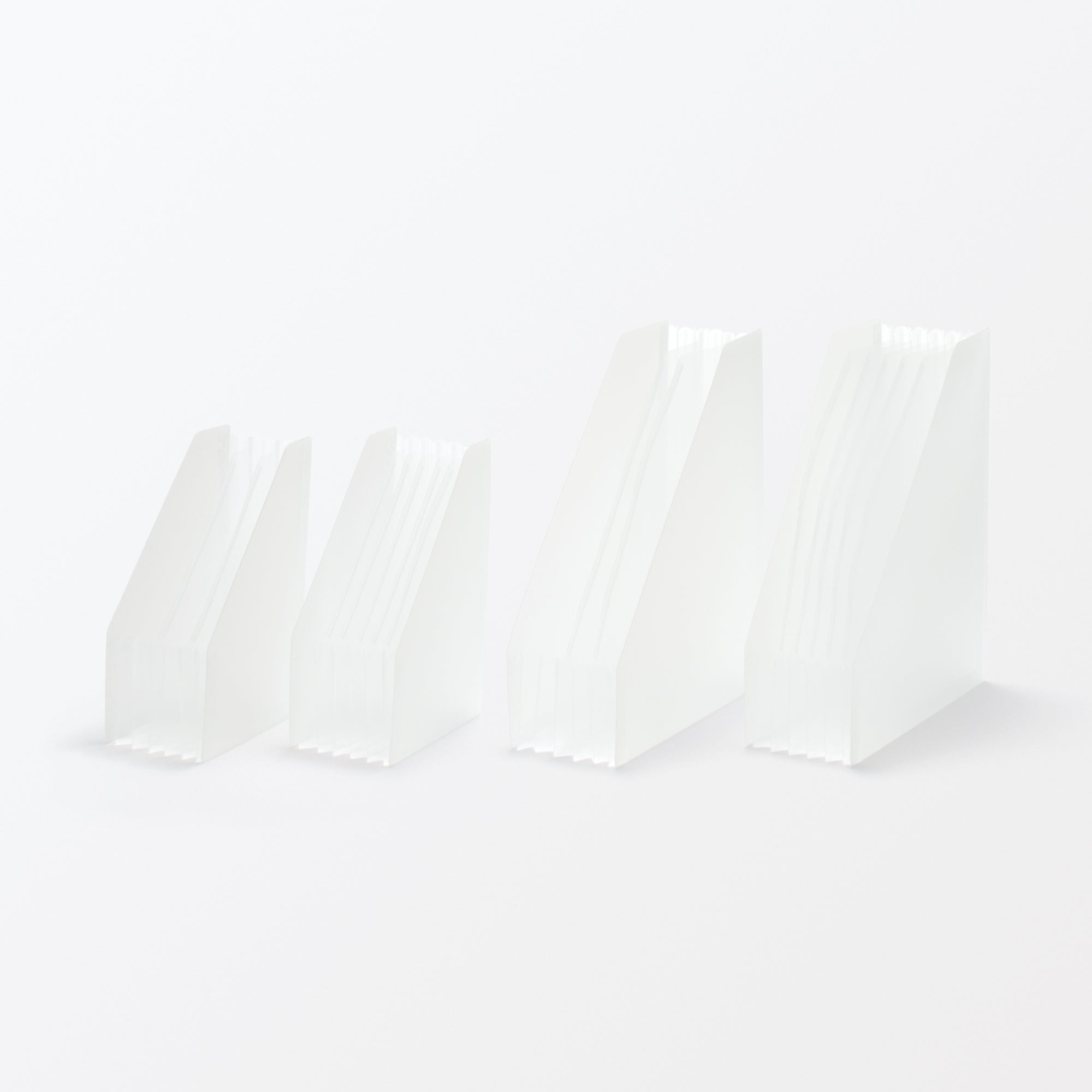 Polypropylene Expanding Stand File Box - A4 3 pockets
