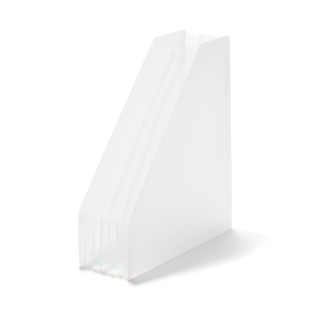 Polypropylene Expanding Stand File Box - A4 3 pockets
