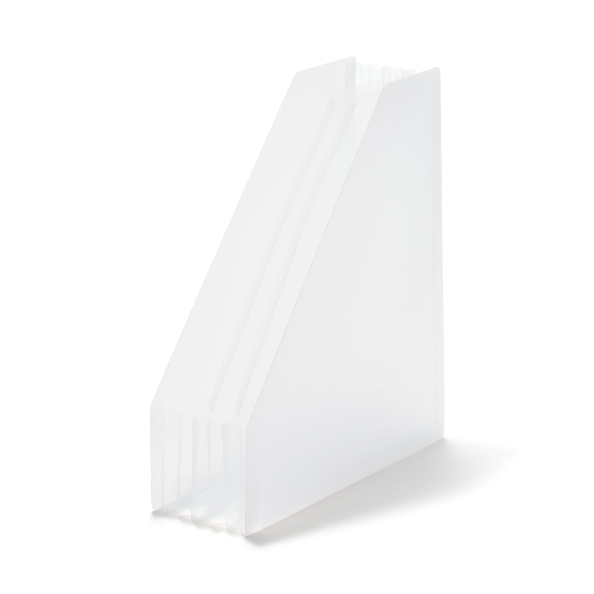 Polypropylene Expanding Stand File Box - A4 3 pockets