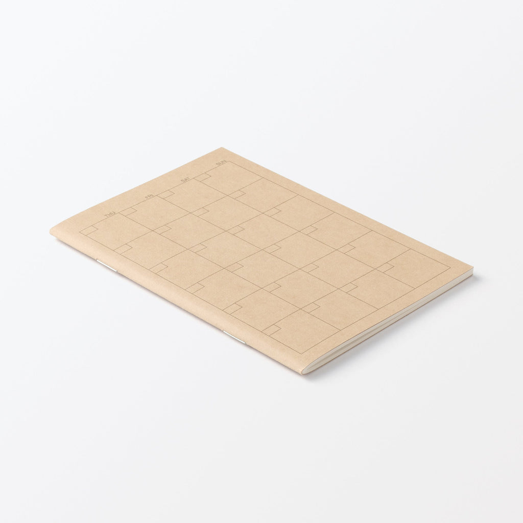 Monthly Undated Notebook Planner A6