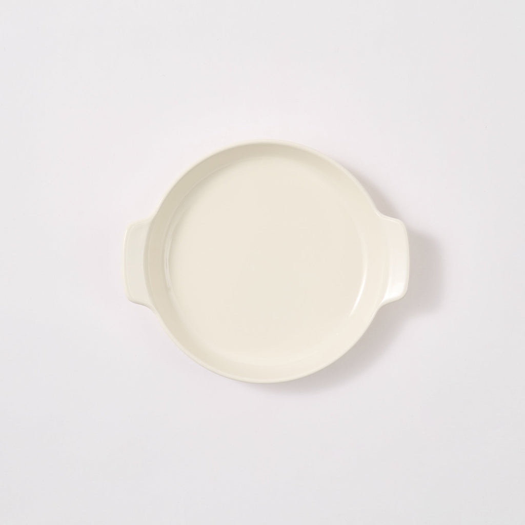 Stoneware Plate Dia. 6.7 - Off White