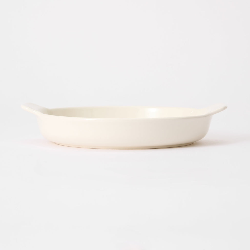 Stoneware Plate Dia. 8.3 - Off White
