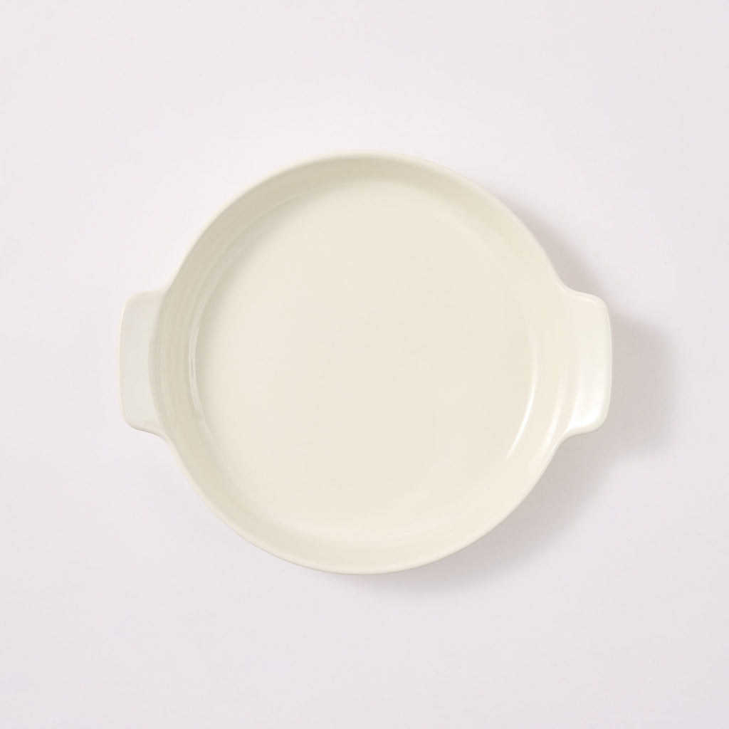 Stoneware Plate Dia. 8.3 - Off White