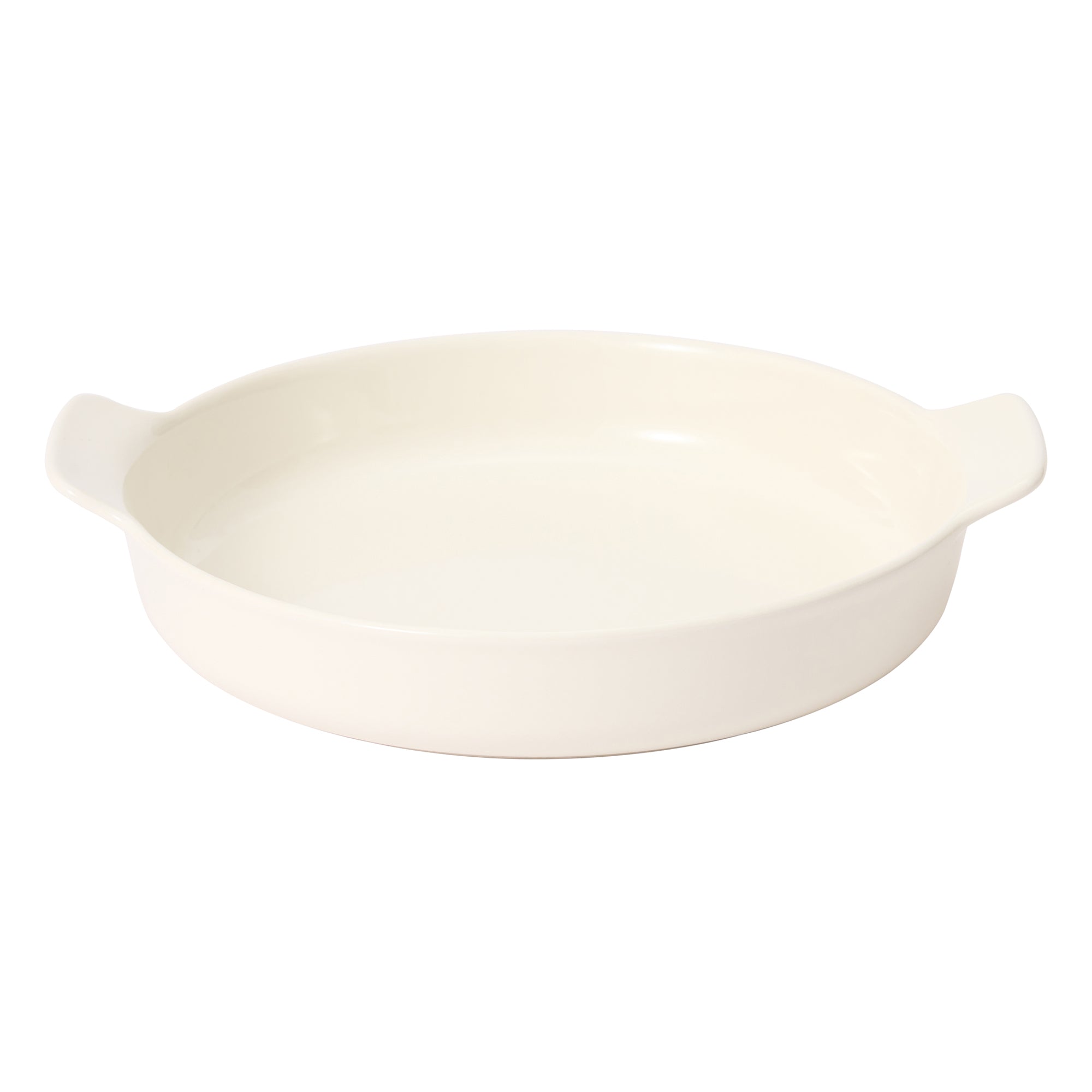Stoneware Plate Dia. 8.3 - Off White