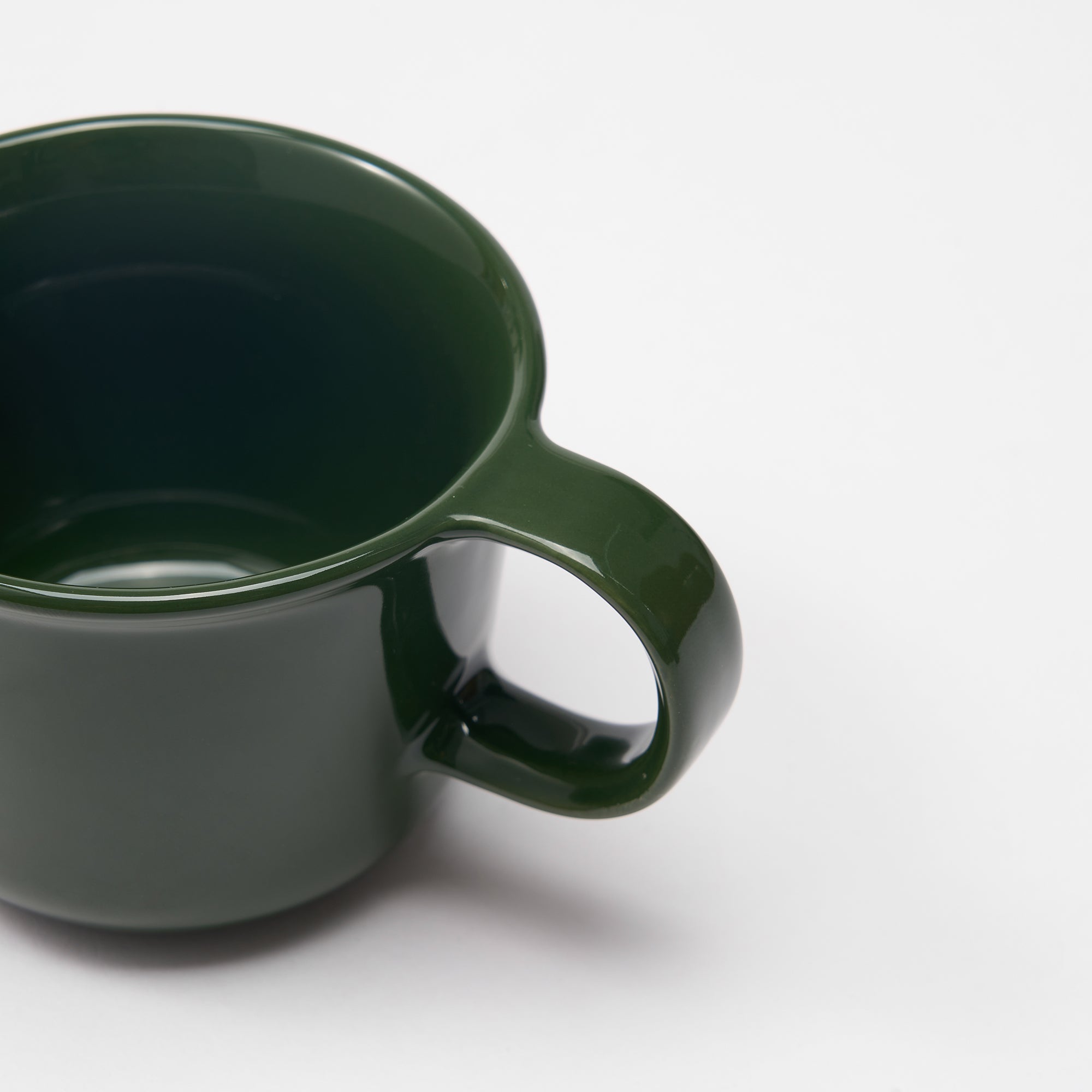Stoneware Mug Cup 11.2 fl oz - Dark Green