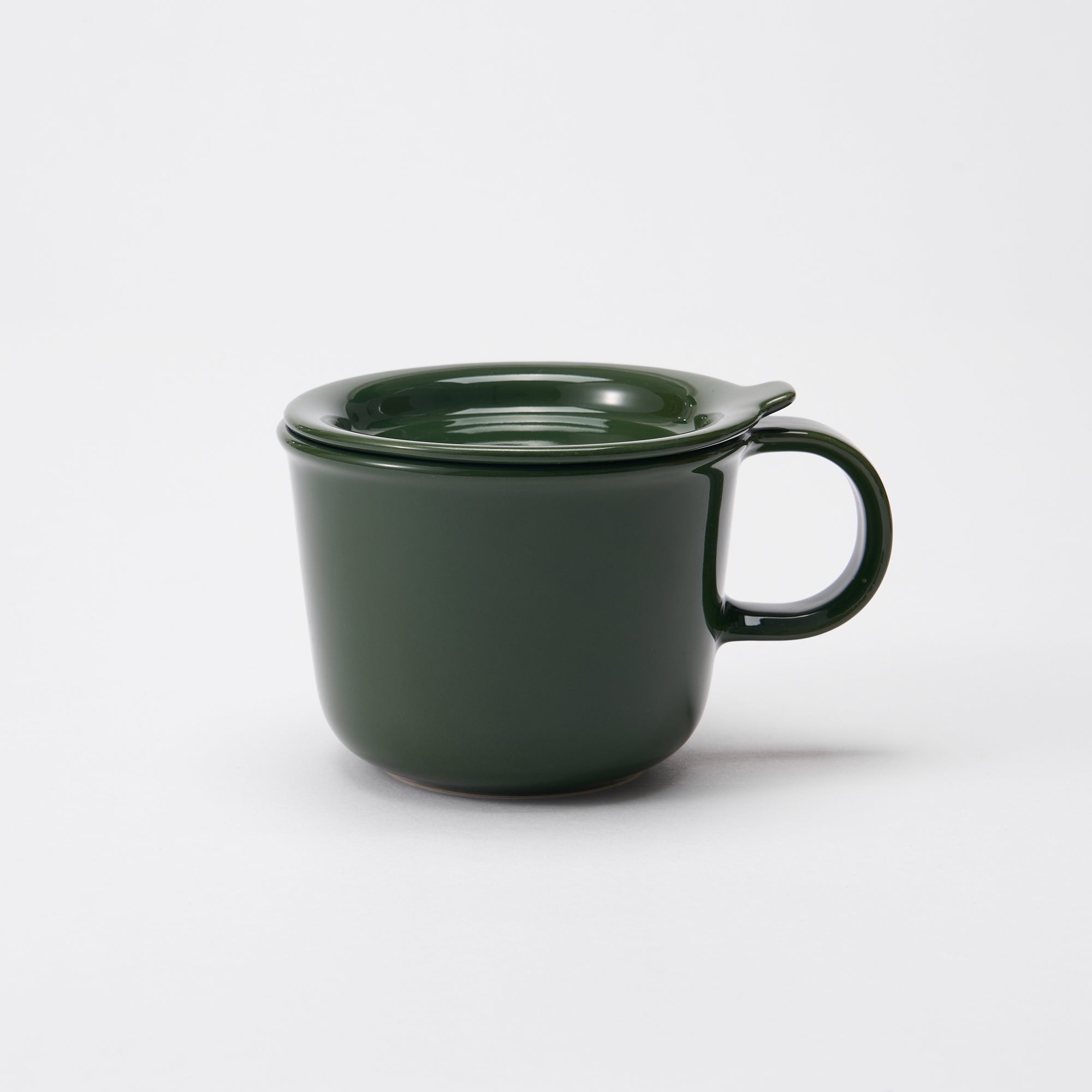 Stoneware Mug Cup 11.2 fl oz - Dark Green