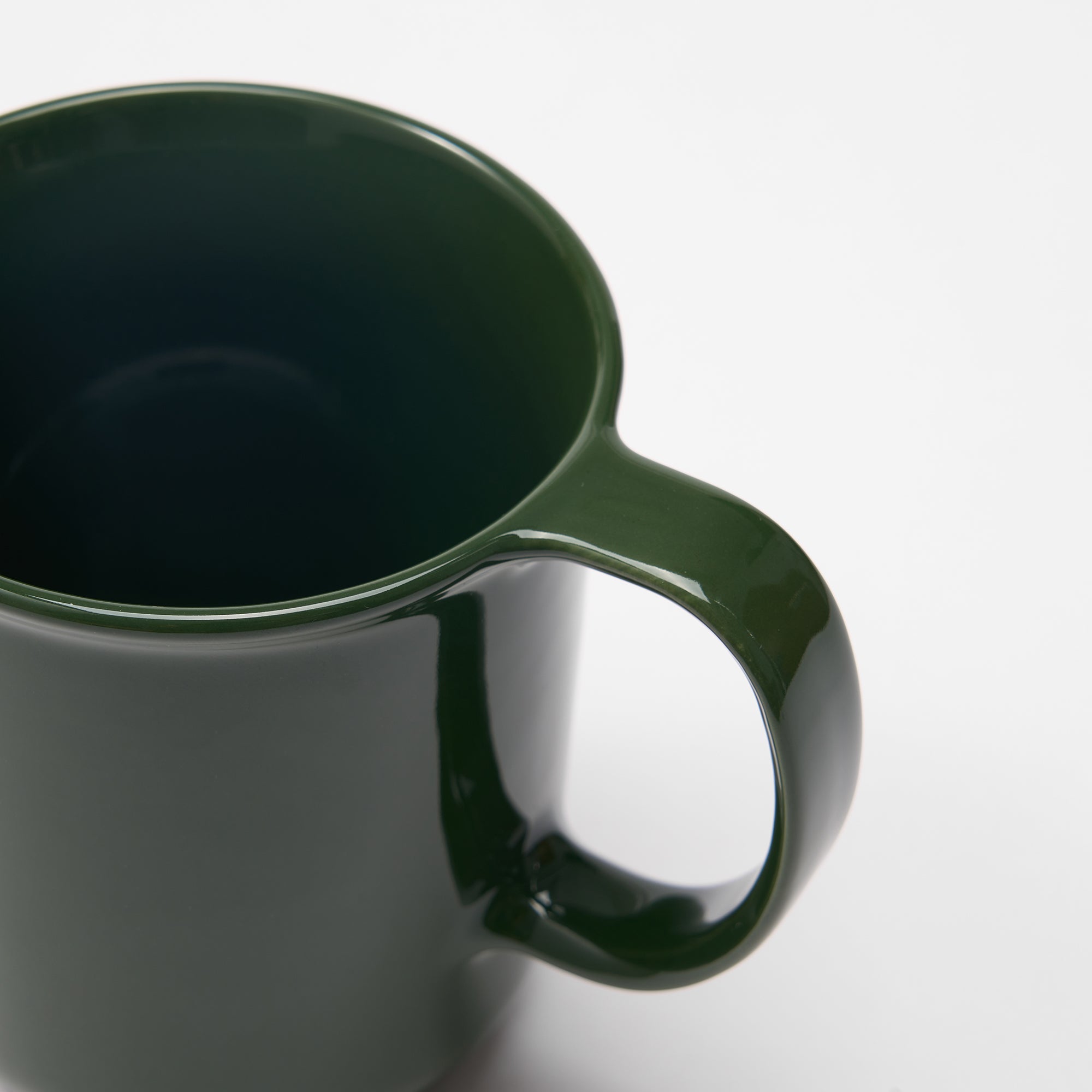 Stoneware Mug Cup 16.6 fl oz - Dark Green