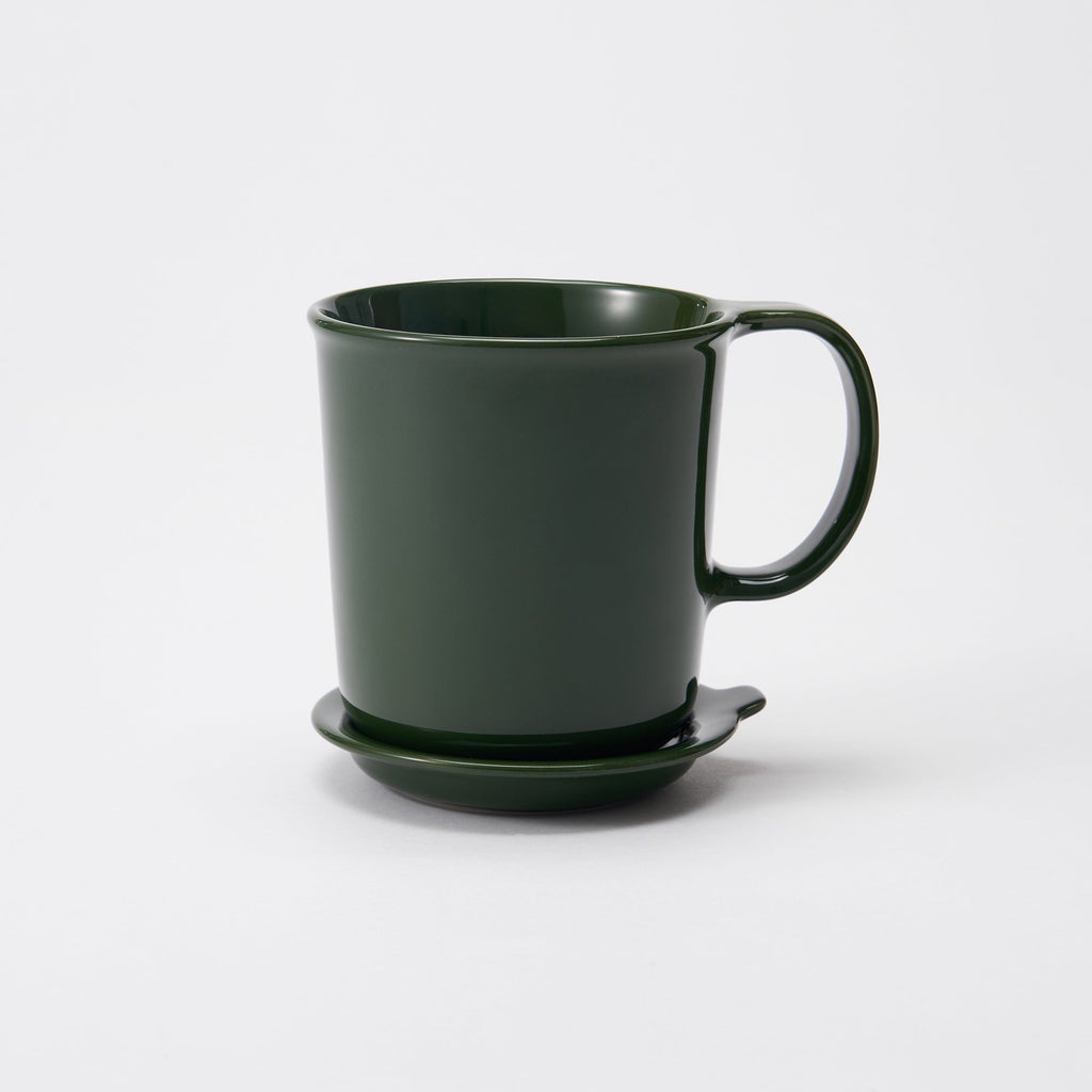 Stoneware Mug Cup 16.6 fl oz - Dark Green