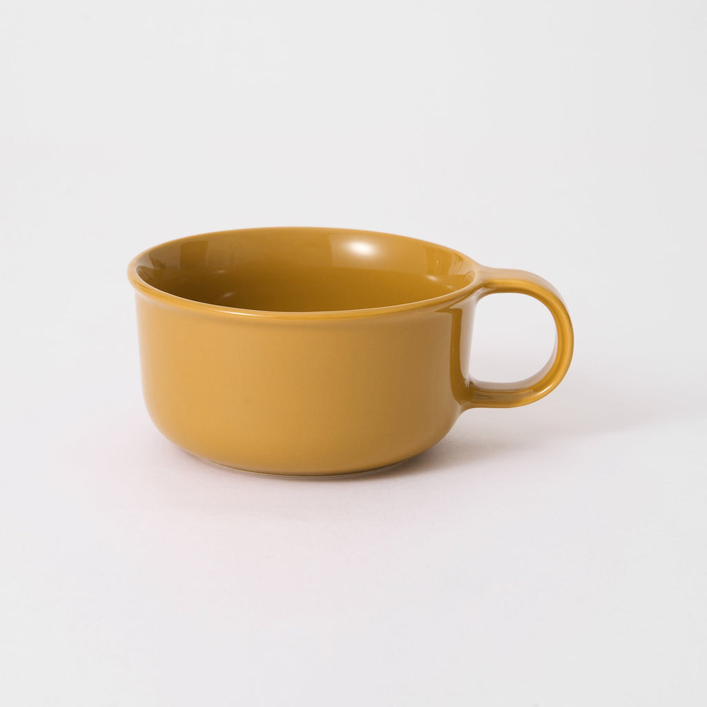 Stoneware Soup Mug Cup - Mustard Yellow