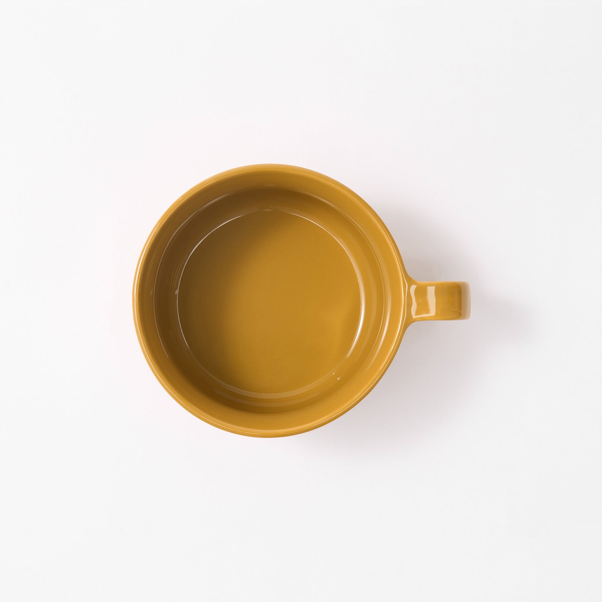 Stoneware Soup Mug Cup - Mustard Yellow
