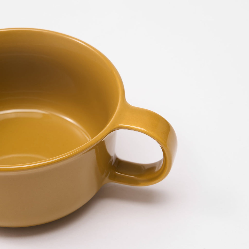Stoneware Soup Mug Cup - Mustard Yellow
