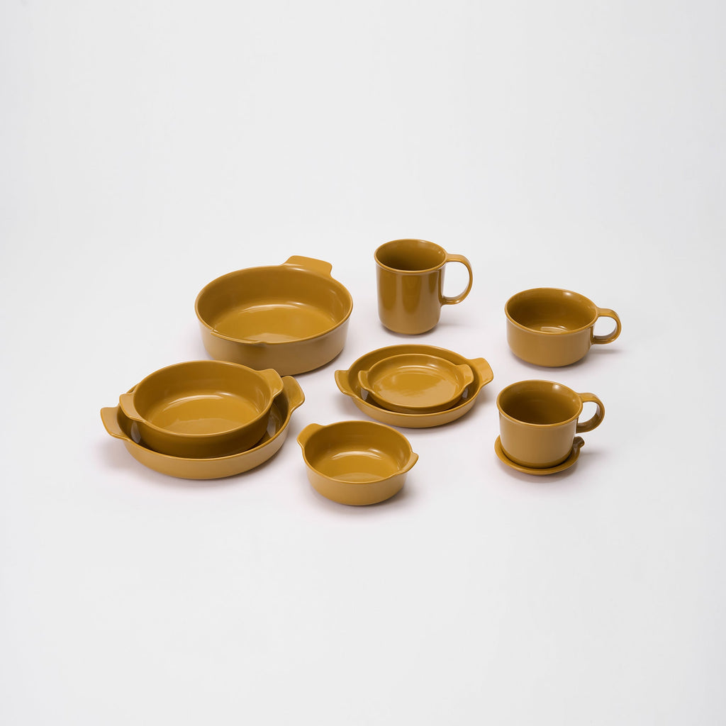 Stoneware Soup Mug Cup - Mustard Yellow