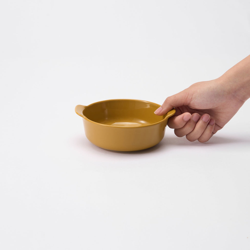 Stoneware Bowl Dia. 5.1 - Mustard Yellow