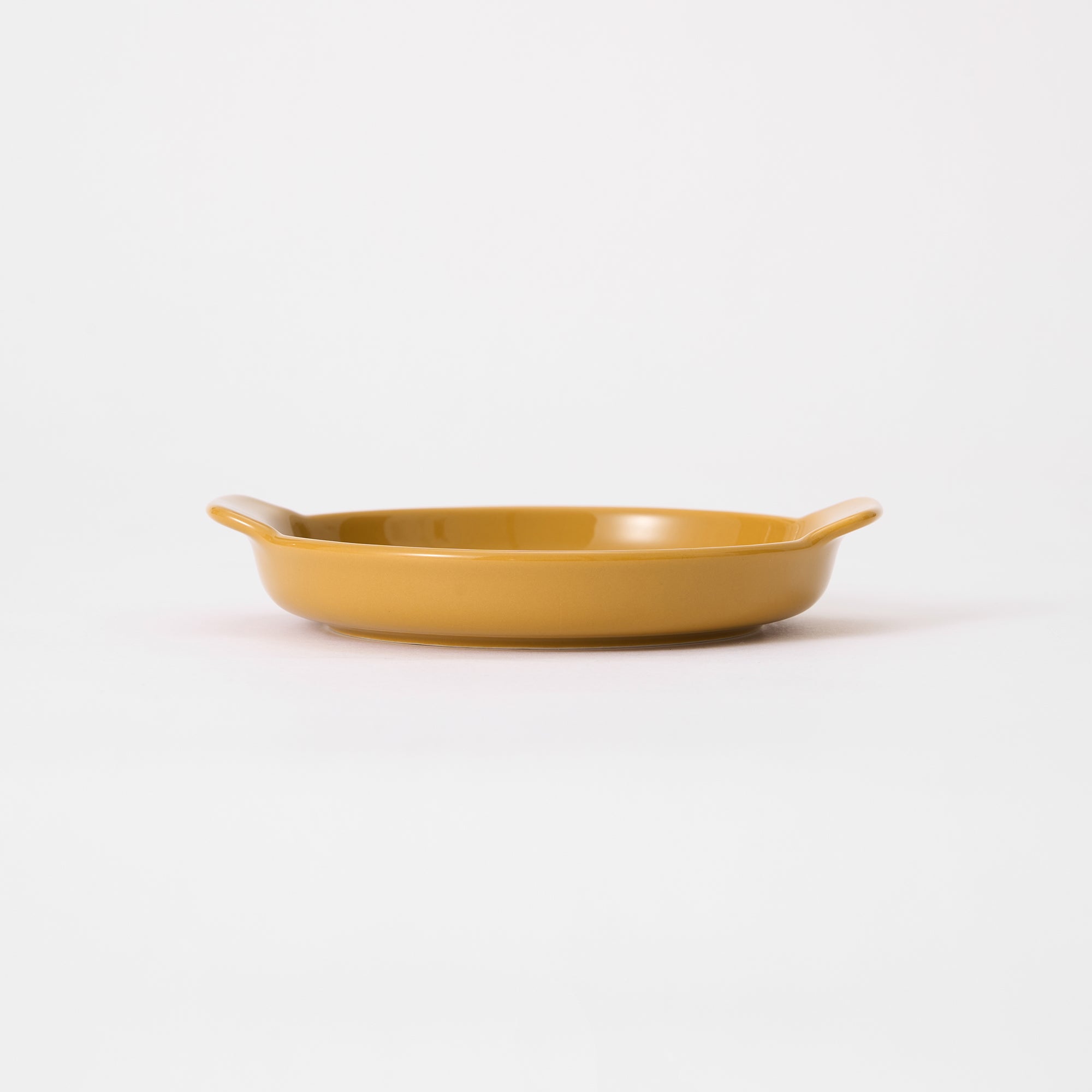 Stoneware Plate Dia. 5 - Mustard Yellow