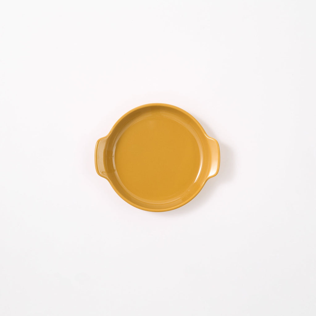 Stoneware Plate Dia. 5 - Mustard Yellow