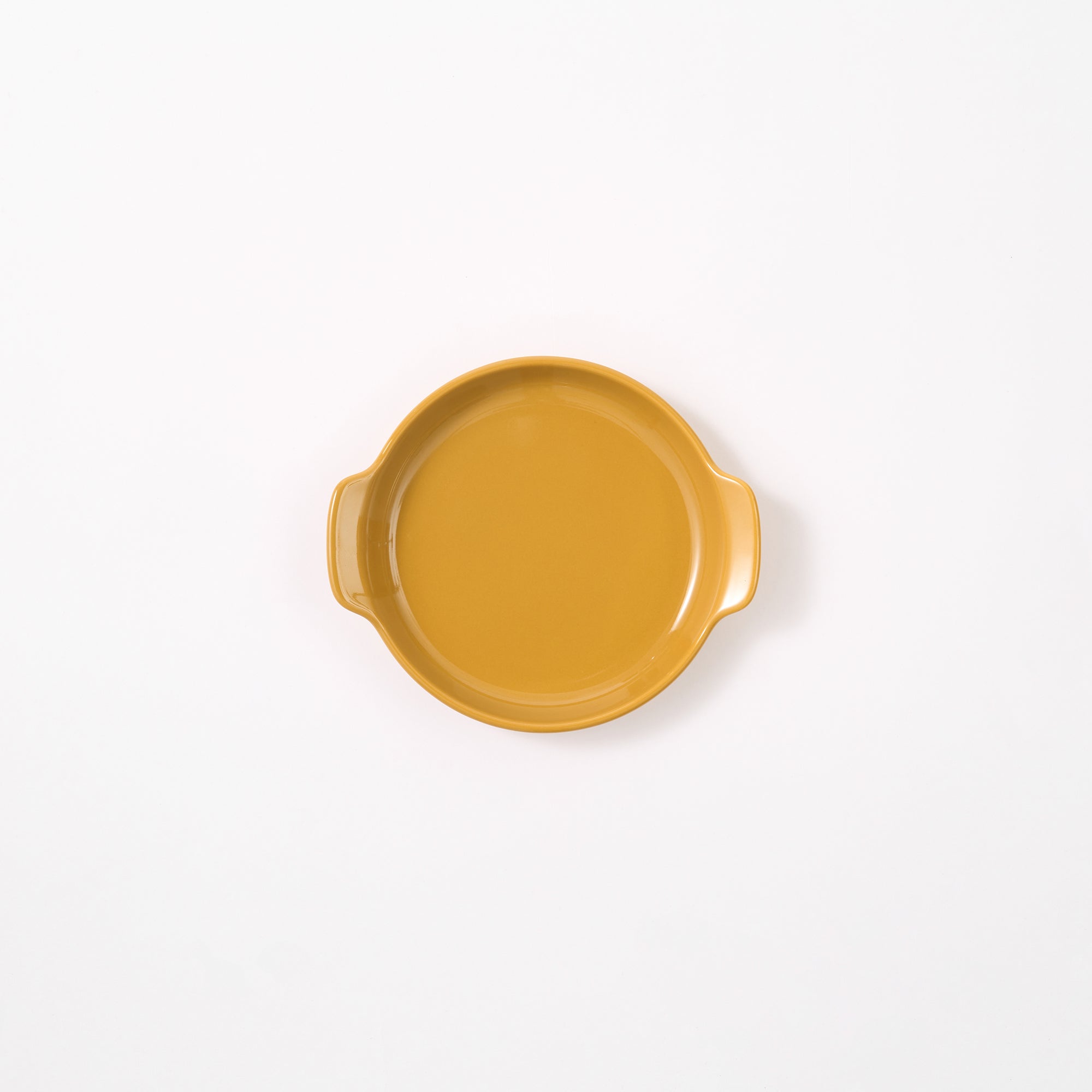 Stoneware Plate Dia. 5 - Mustard Yellow