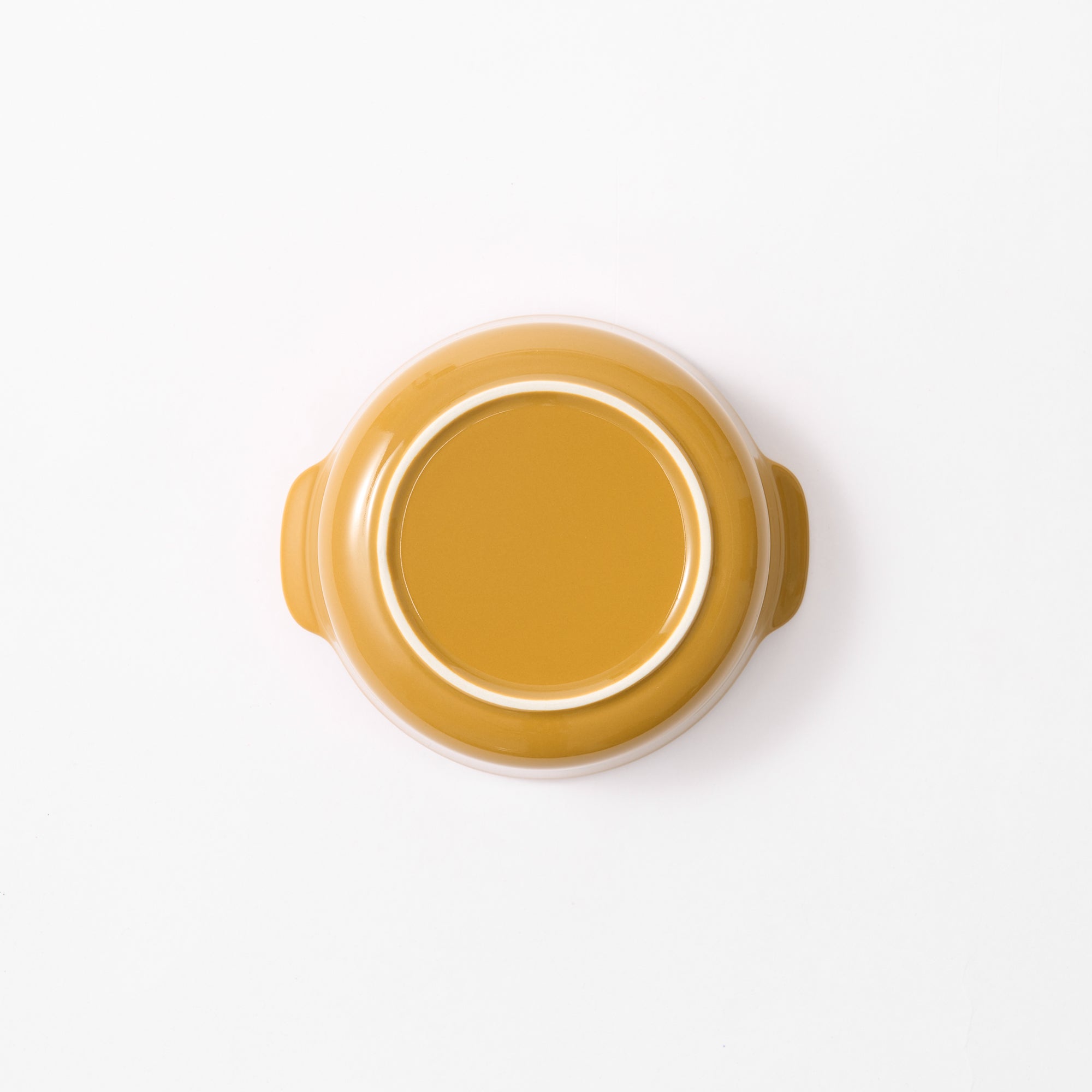 Stoneware Plate Dia. 5 - Mustard Yellow